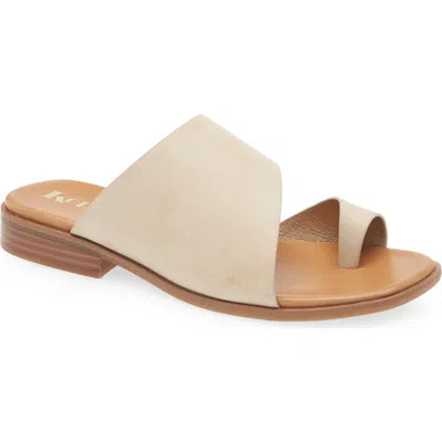 Korks Sareen Toe Loop Sandal In Cream