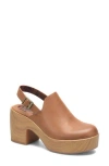 Korks Soho Slingback Clog In Tan
