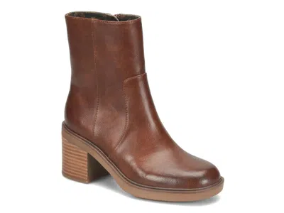 Korks Tamara Bootie In Dark Brown