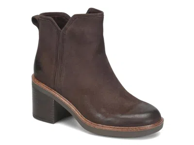 Korks Teresa Bootie In Dark Brown
