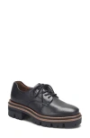Korks Veda Lug Sole Platform Derby In Black