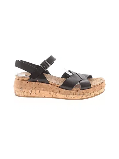 Pre-owned Korks Wedges In Black