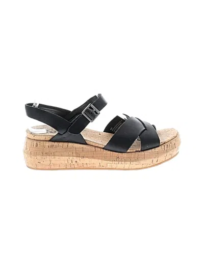 Pre-owned Korks Wedges In Black