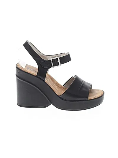 Pre-owned Korks Wedges In Black
