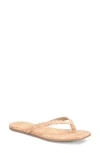 Korks Winnie Flip Flop In Natural Cork
