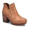 Korks Womens Robin Block Heel Booties In Brown