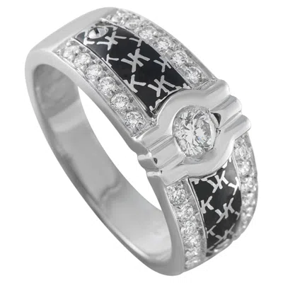 Pre-owned Korloff 18k White Gold 0.50ct Diamond Ring Ka44-031326