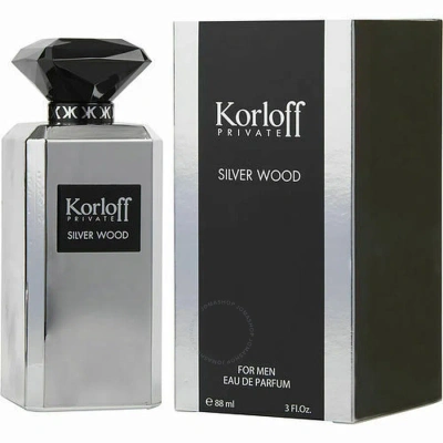 Korloff Men's Silver Wood Edp Spray 3 In White