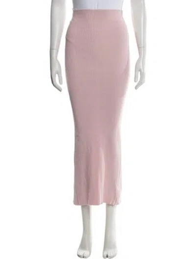 Pre-owned Korobeynikov Long Skirt In Pink