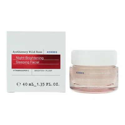 Korres Ladies Apothecary Wild Rose Brightening Sleeping Facial Night Cream 1.35 oz Skin Care 5203069
