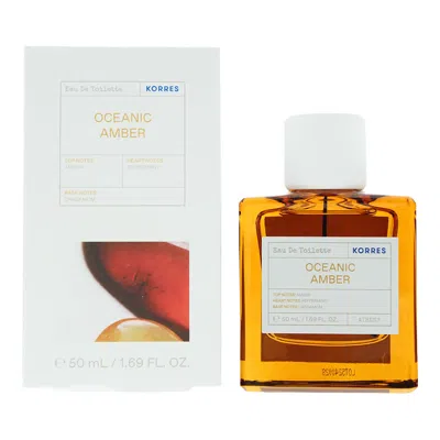 Korres Men's Oceanic Amber Edt Spray 1.7 oz Fragrances 5203069092305