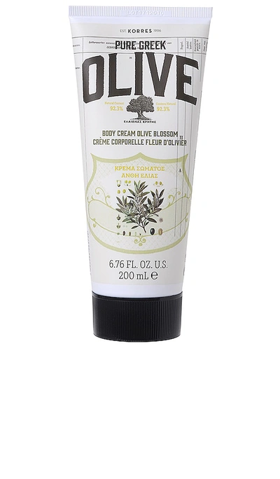 Korres Olive Body Cream In Olive Blossom