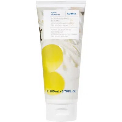 Korres Santorini Grape Body Milk 200ml In White
