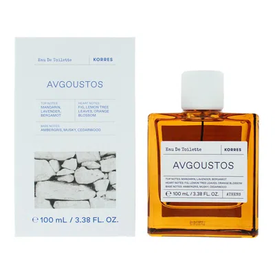 Korres Unisex Avgoustos Edt Spray 3.38 oz Fragrances 5203069127052
