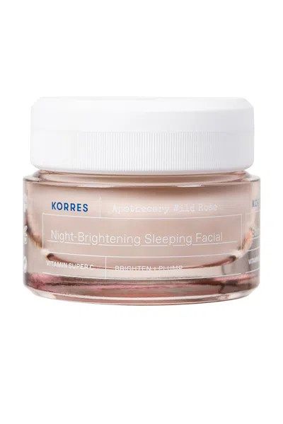 Korres Wild Rose Night-brightening Sleeping Facial In N,a
