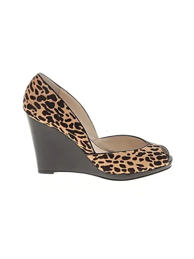 Pre-owned Kors Michael Kors Wedges In Brown