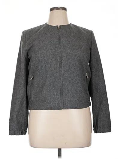 Pre-owned Kors Michael Kors Wool Coat In Gray