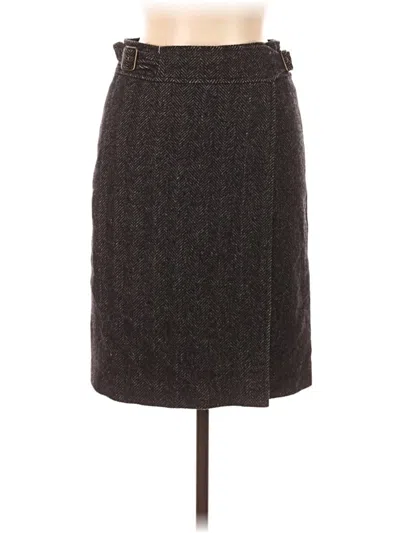 Pre-owned Kors Michael Kors Wool Skirt In Black