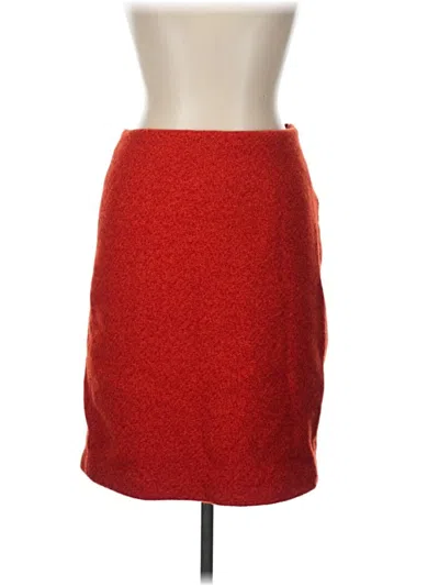 Pre-owned Kors Michael Kors Wool Skirt In Red