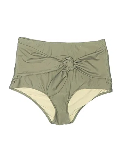 Pre-owned Kortni Jeane Swimsuit Bottoms In Green