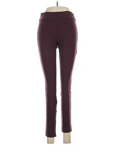 Pre-owned Korye Active Pants In Burgundy