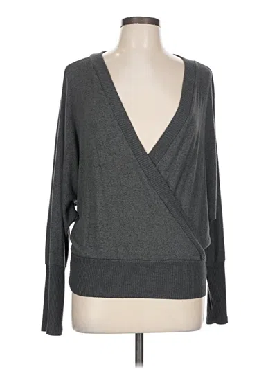 Pre-owned Korye Cardigan Sweater In Gray