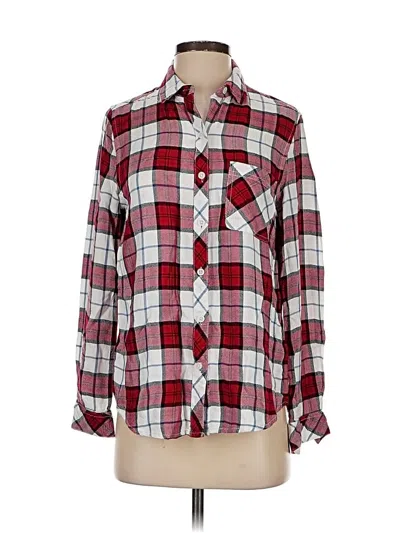 Pre-owned Korye Long Sleeve Button Down Shirt In Red
