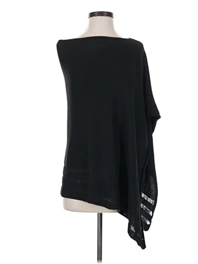 Pre-owned Korye Poncho In Black