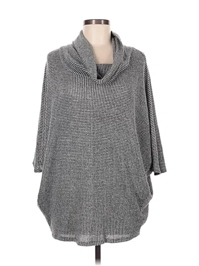 Pre-owned Korye Poncho In Gray