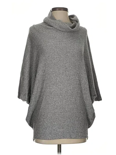 Pre-owned Korye Poncho In Gray