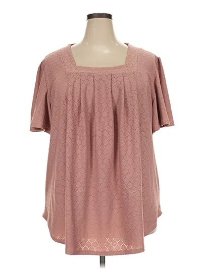Pre-owned Korye Short Sleeve Blouse In Pink