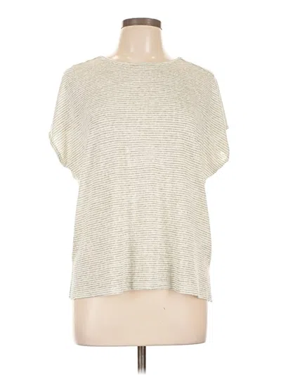 Pre-owned Korye Short Sleeve Turtleneck In White