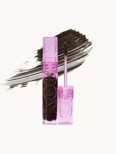 Kosas Air Brow Tinted Volumizing Treatment Gel Brown Black In Pink