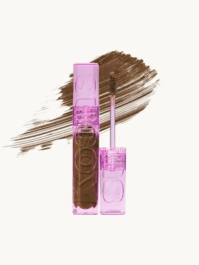 Kosas Air Brow Tinted Volumizing Treatment Gel Medium Chocolate Brown In Multi