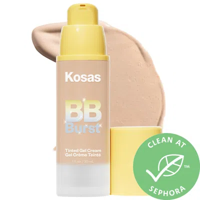 KOSAS BB BURST TINTED MOISTURIZER GEL CREAM WITH COPPER PEPTIDES LIGHT MEDIUM NEUTRAL WARM 20 1 OZ