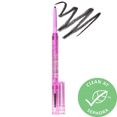 KOSAS BROW POP DUAL-ACTION FILLING AND SHAPING EASY EYEBROW PENCIL BLACK 0.002 OZ/ 0.08 G,P471047