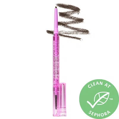 KOSAS BROW POP DUAL-ACTION FILLING AND SHAPING EASY EYEBROW PENCIL DARK BROWN 0.002 OZ/ 0.08 G,P471047
