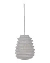 Kosas Home Barlow 1-light Rattan Woven Pendant In White