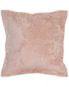 KOSAS HOME KOSAS HOME BRYCE VELVET 22IN SQUARE THROW PILLOW