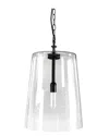 Kosas Home Jolee Single Glass Pendant In Black