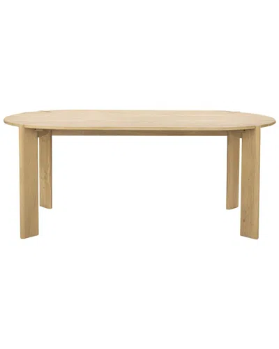 Kosas Home Kering 75in Oak Oval Dining Table In Brown