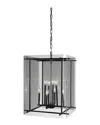 Kosas Home Lena 9-light Iron And Acrylic Chandelier In Black