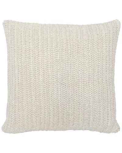 Kosas Home Marcie Knitted 22in Throw Pillow In Black