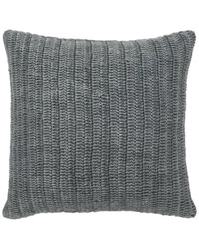 Kosas Home Marcie Knitted 22in Throw Pillow In Gray