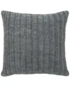 KOSAS HOME KOSAS HOME MARCIE KNITTED 22IN THROW PILLOW