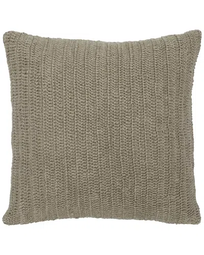 Kosas Home Marcie Knitted 22in Throw Pillow In Brown