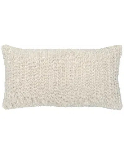 Kosas Home Nakeya Knitted Throw Pillow In White