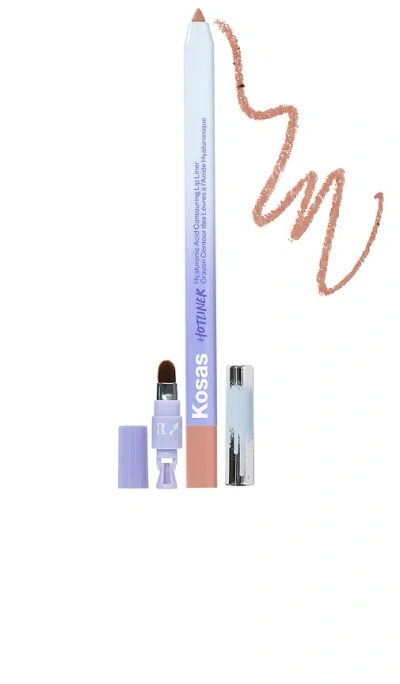 Kosas Hotliner Hyaluronic Acid Plumping Lip Liner In 100