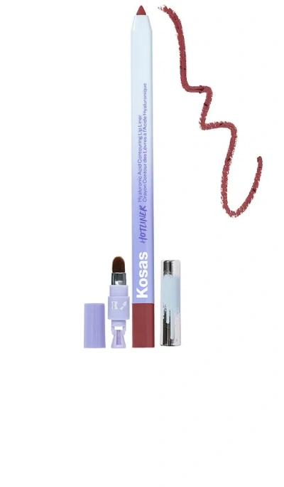 Kosas Hotliner Hyaluronic Acid Plumping Lip Liner In Beyond