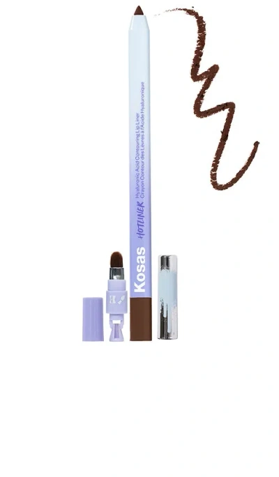 Kosas Hotliner Hyaluronic Acid Plumping Lip Liner In Supreme